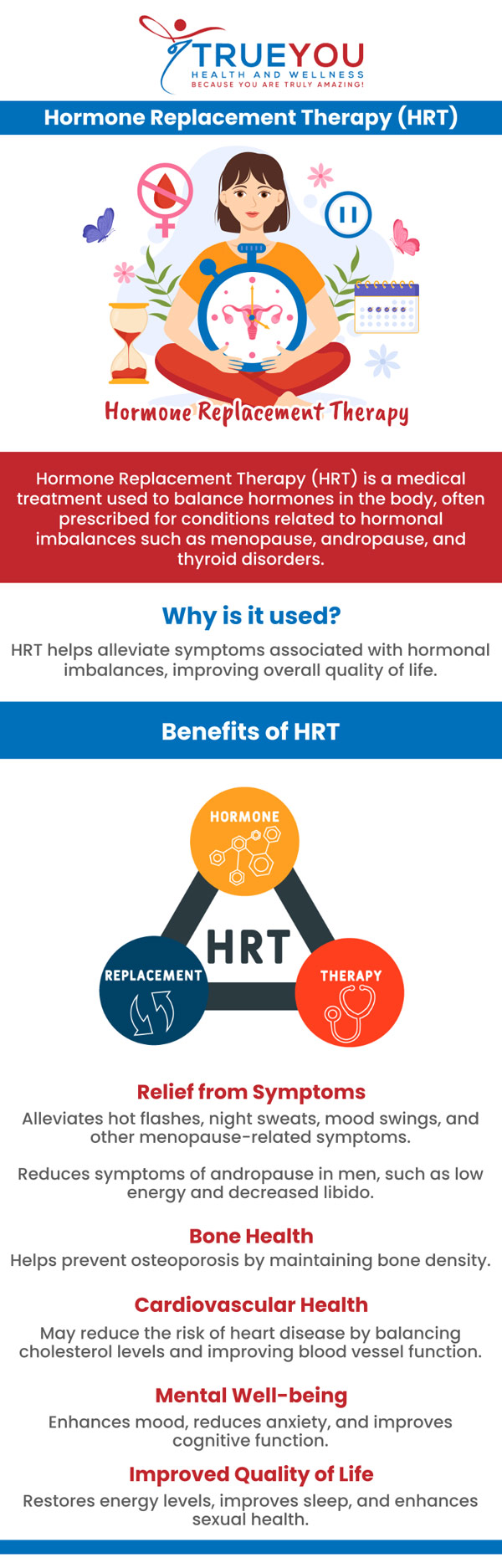Receive expert Hormone Replacement Therapy (HRT) with Dr. Brian Hoff at True You Health and Wellness in Fredericksburg, VA. Our personalized treatments are designed to restore balance, improve well-being, and address hormonal imbalances effectively. Let us help you achieve optimal health. For more information contact us or schedule an appointment online. We are conveniently located at 904 Princess Anne St Suite 207, Fredericksburg, VA 22401. Receive expert Hormone Replacement Therapy (HRT) with Dr. Brian Hoff at True You Health and Wellness in Fredericksburg, VA. Our personalized treatments are designed to restore balance, improve well-being, and address hormonal imbalances effectively. Let us help you achieve optimal health. For more information contact us or schedule an appointment online. We are conveniently located at 904 Princess Anne St Suite 207, Fredericksburg, VA 22401.